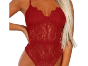 Lace Paneled Bodysuit