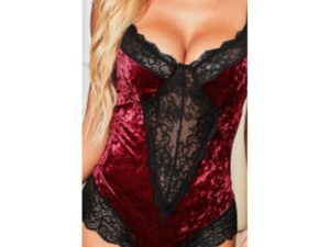 Velvet lace Bodysuit