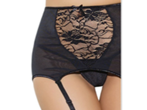 High-Waisted Lace Hollow-out Garter Belt